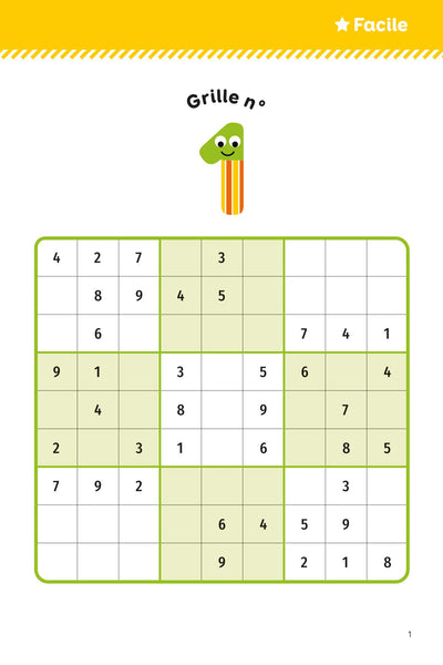 Super bloc jeux: Sudoku - Dès 8 ans