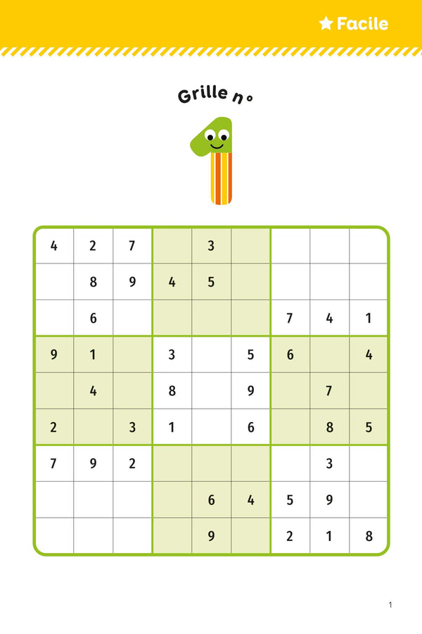Super bloc jeux: Sudoku - Dès 8 ans