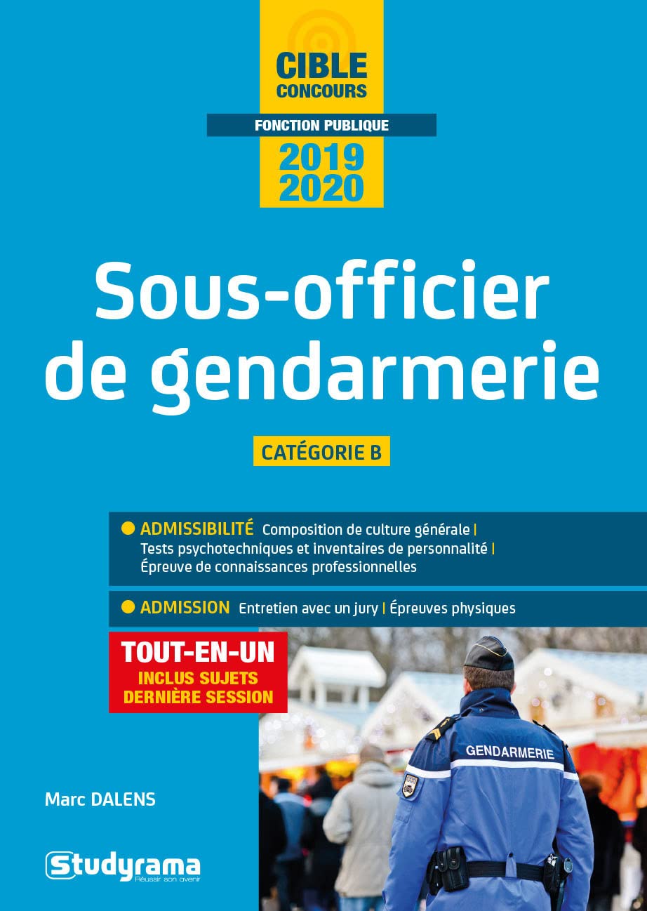 Sous-officier de gendarmerie: 2019-2020