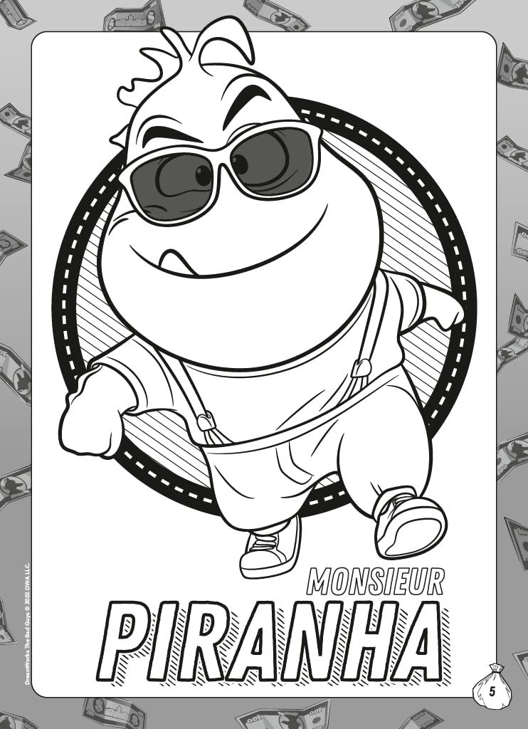 Les bad guys - Mes super coloriages