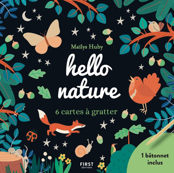 Cartes à gratter mini Hello nature
