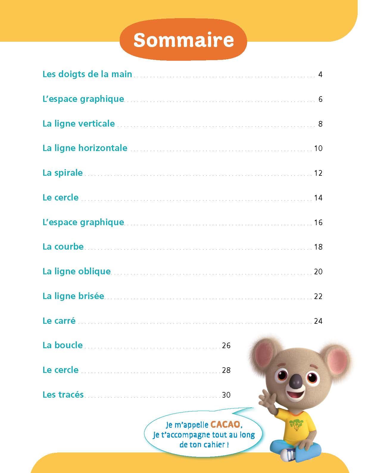 Graphisme Petite section 3-4 ans - A la maternelle: Les premiers apprentissages de la maternelle