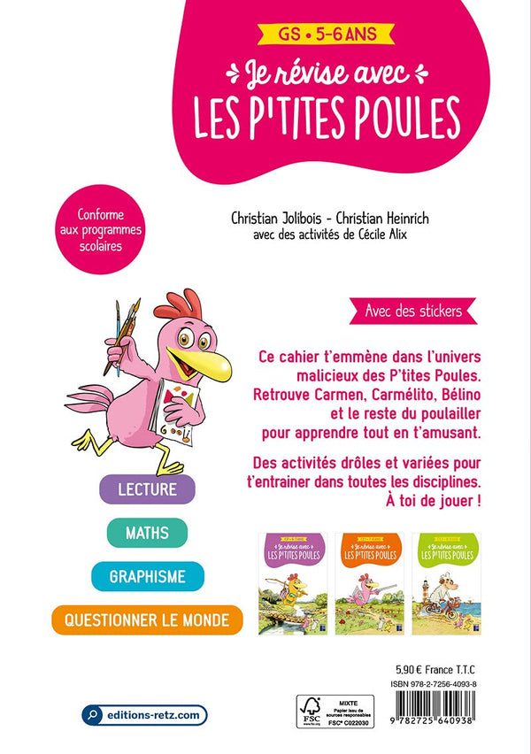 JE REVISE AVEC LES P'TITES POULES 5-6 ANS