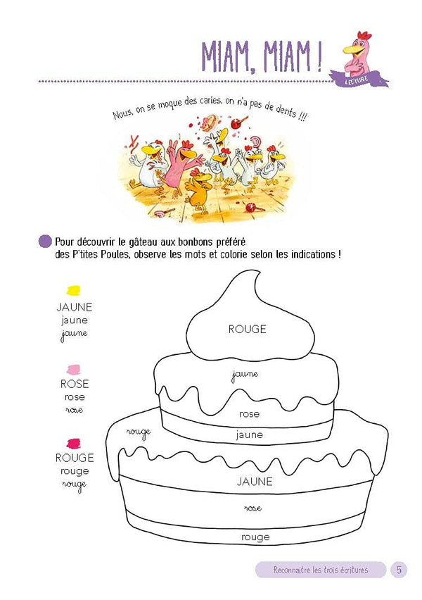 JE REVISE AVEC LES P'TITES POULES 5-6 ANS