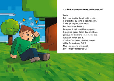 Minecraft : Bob18 et le cochon nommé jeudi - Roman junior - De 7 à 11 ans