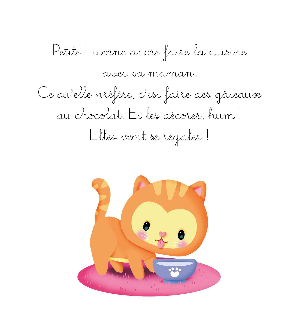 Petite licorne aime sa maman