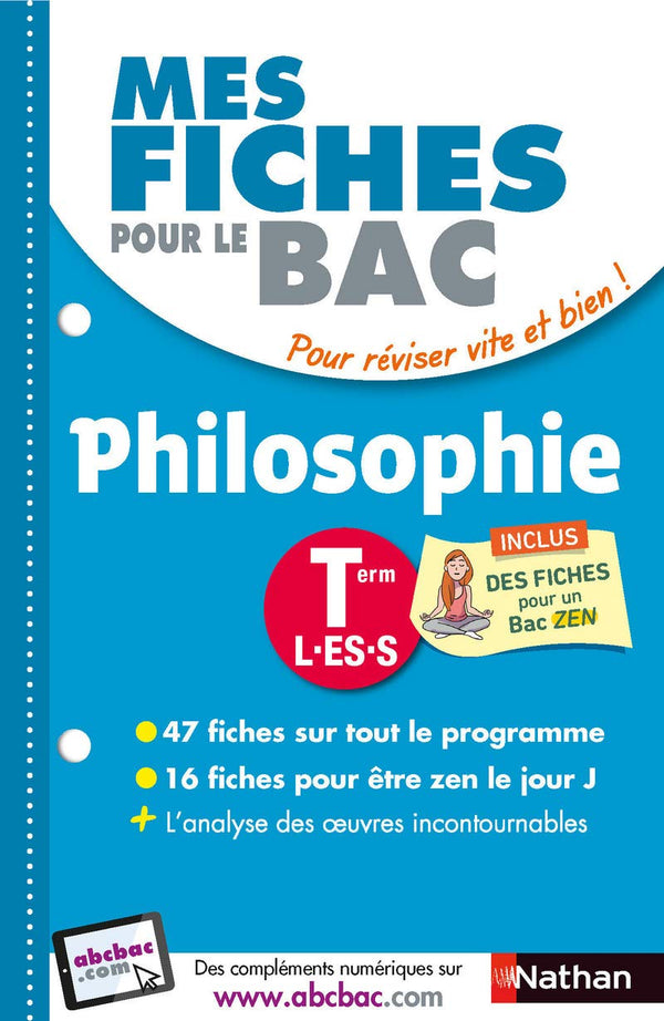 Mes fiches pour le BAC Philosophie Term L.ES.S