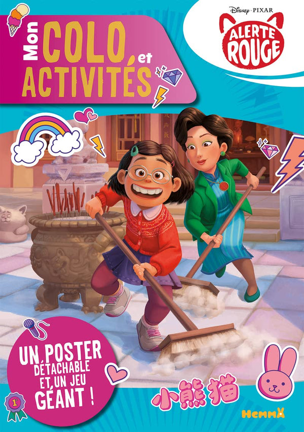 Disney Pixar Alerte Rouge - Mon colo et activités + poster - Livre de coloriage et activités avec un poster - Dès 5 ans