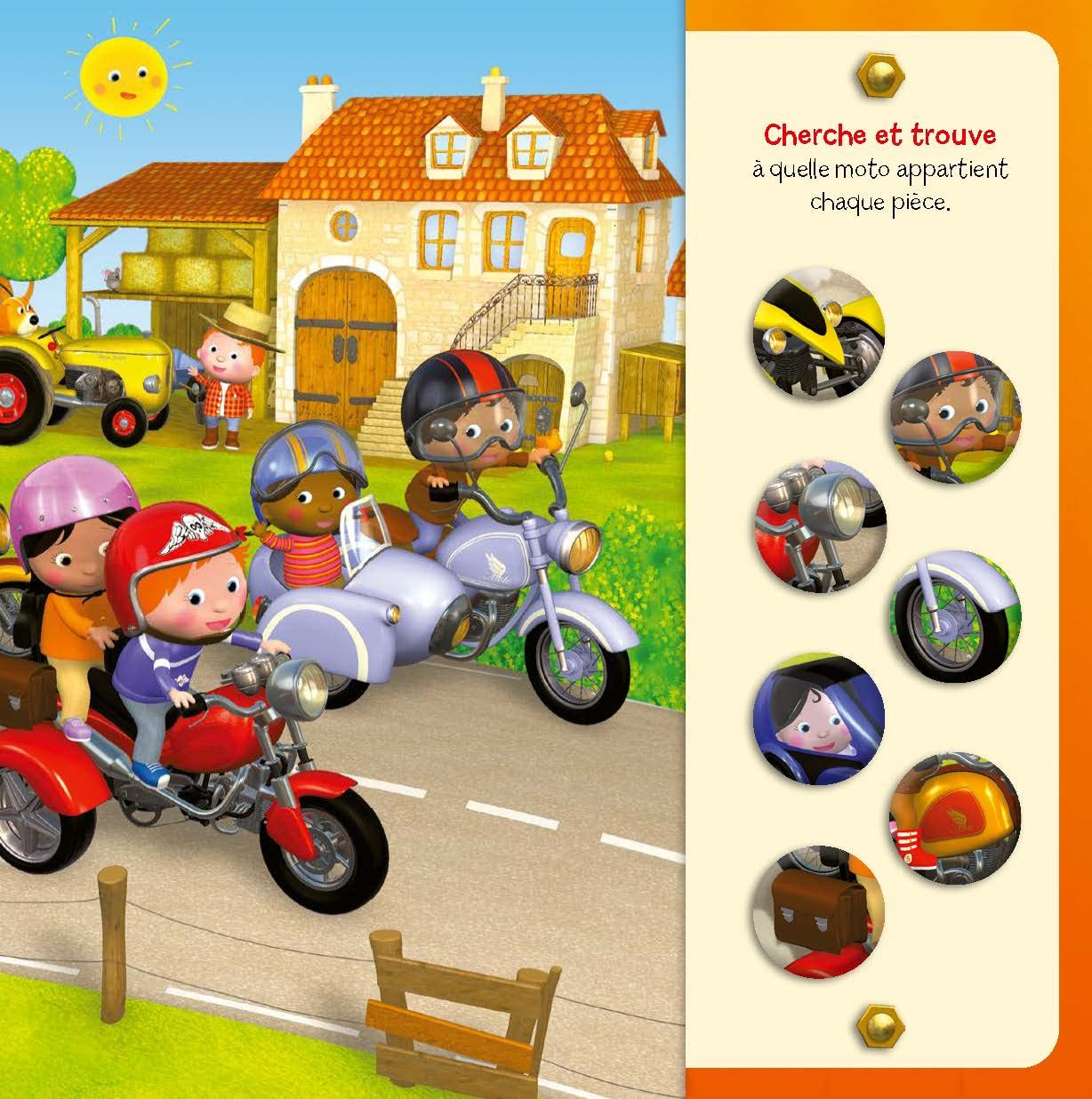 Découvre avec P'tit Garçon : les avions, les bateaux, les camions, les motos