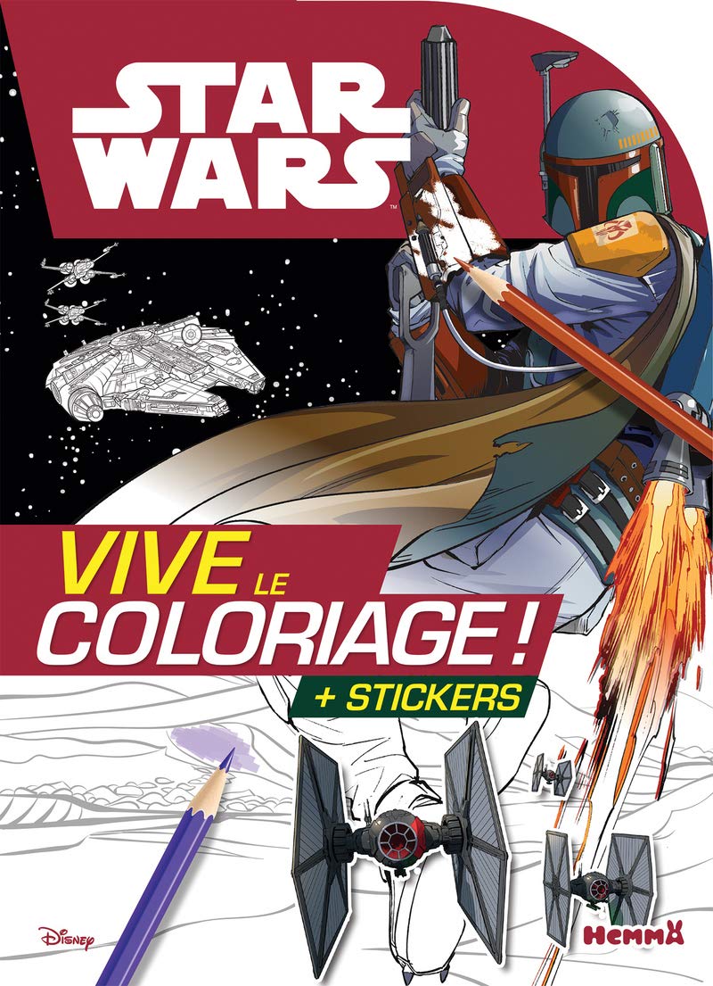 Disney Star Wars - Vive le coloriage (Boba Fett)
