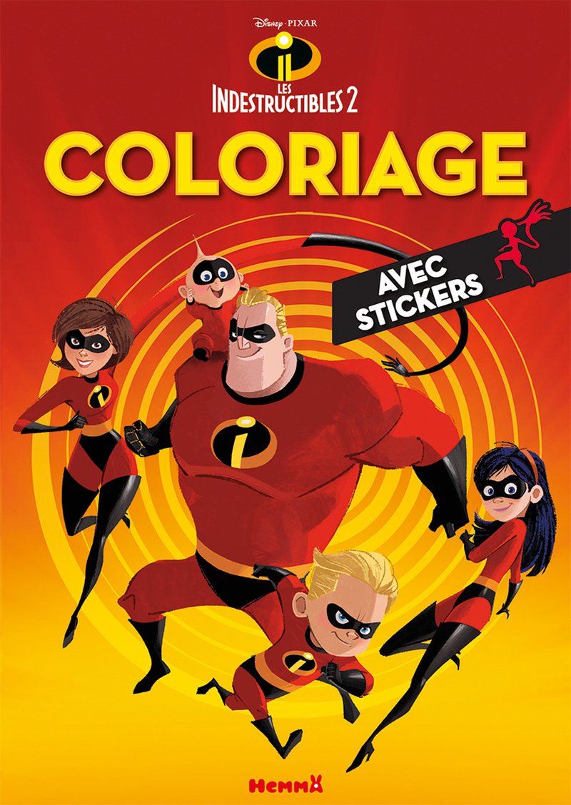 Disney Les Indestructibles 2 - Coloriage avec stickers