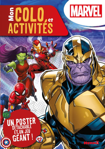 Marvel - Mon colo et activités + poster - Livre de jeux et coloriage avec un poster - Dès 5 ans