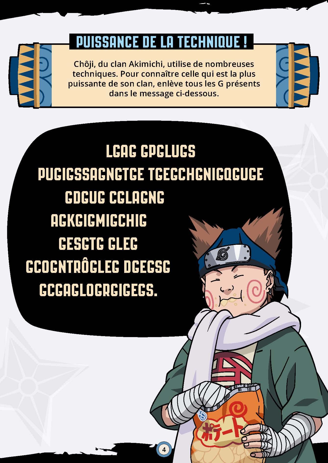 Bloc de jeux Naruto - Le monde de Naruto