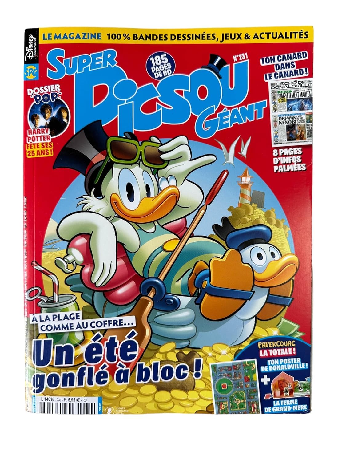 Super Picsou Géant Numéro 231 : À la plage comme au coffre... un été gonflé à bloc !