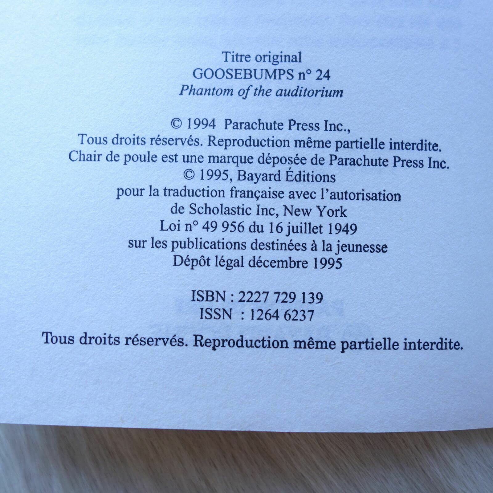 Fantôme de l'auditorium, numéro 12