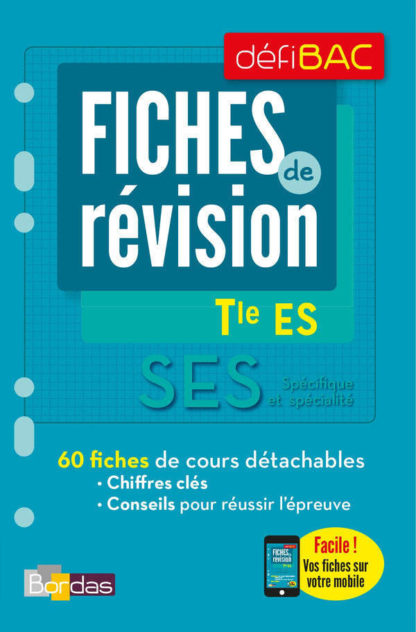 DéfiBac - Fiches de révision SES Terminale ES + OFFERT : vos fiches sur votre mobile
