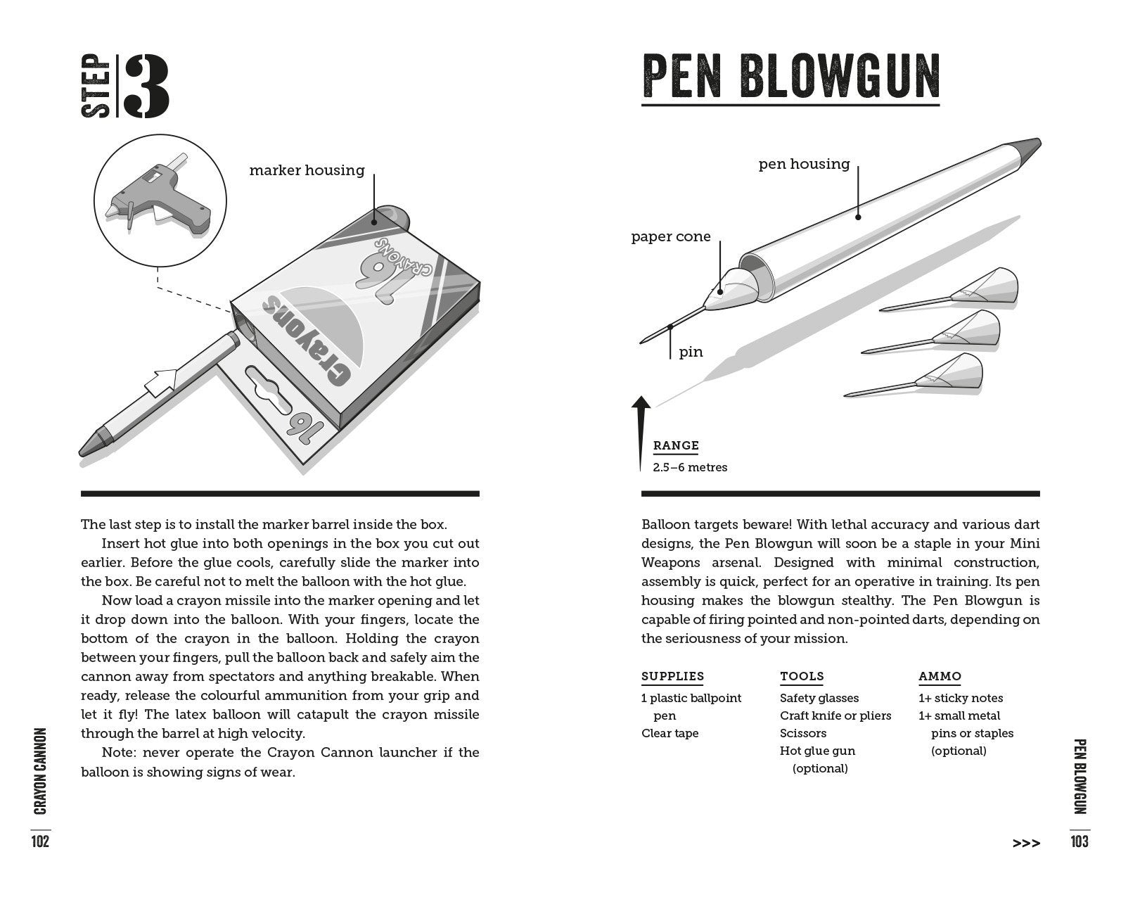 Desk Wars: Make secret weapons from stationery with 30 models to build yourself