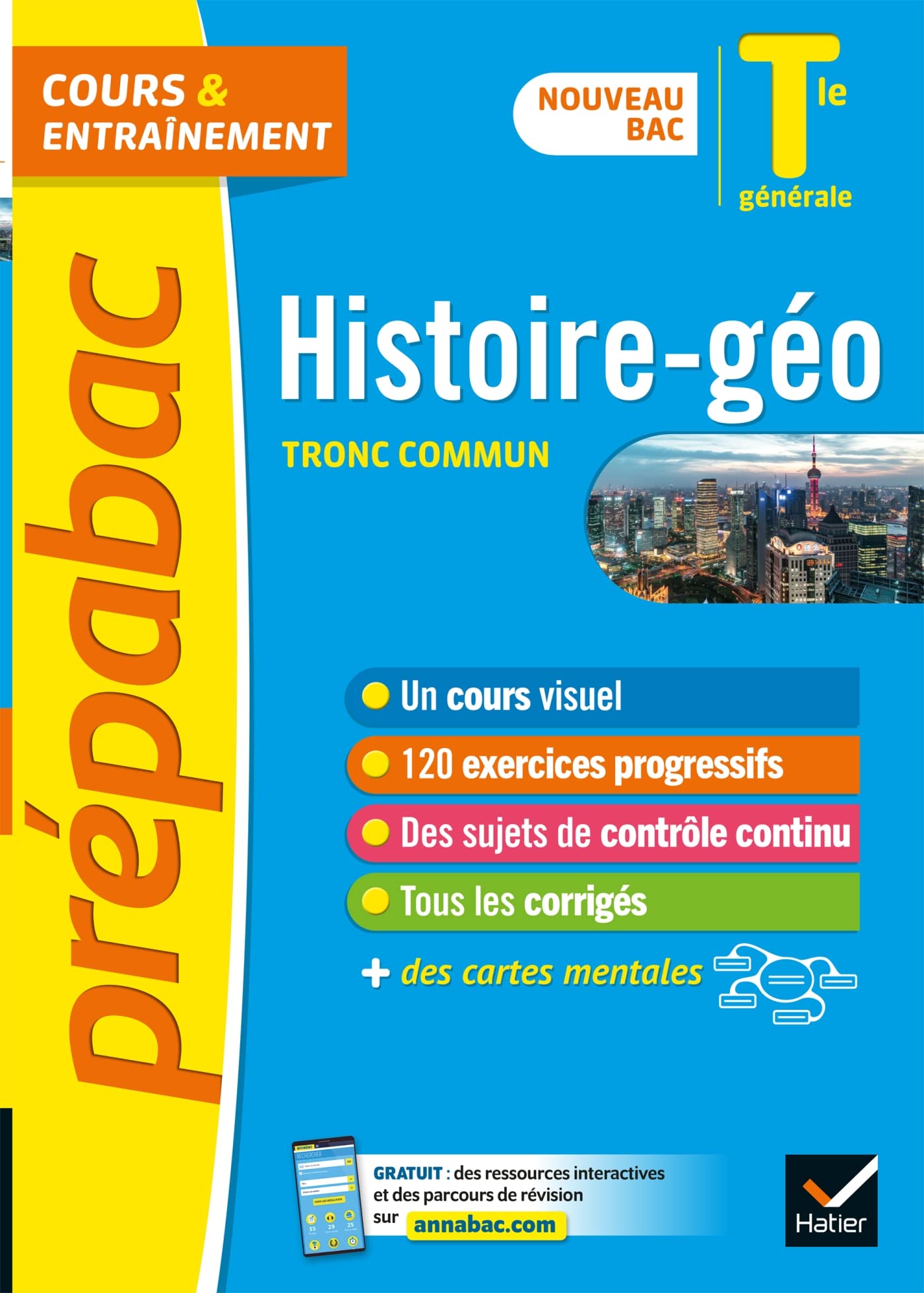Prépabac Histoire-Géographie Tle générale - Bac 2023: nouveau programme de Terminale