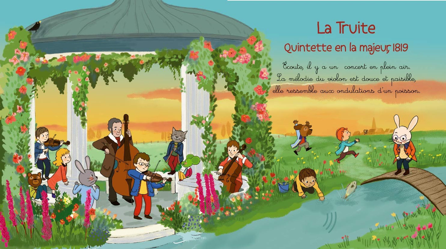 Mon petit Schubert Livre sonore avec 6 puces Dès 1 an