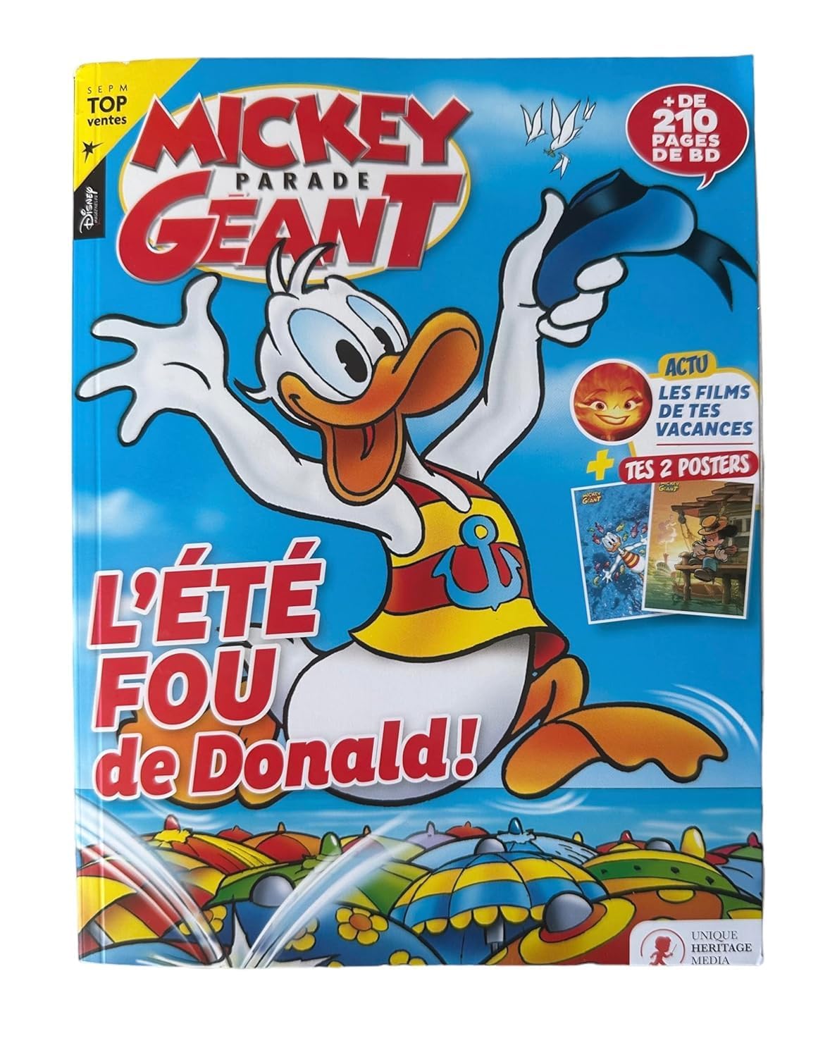 Mickey Parade Géant Numéro 395 : L'été fou de Donald !