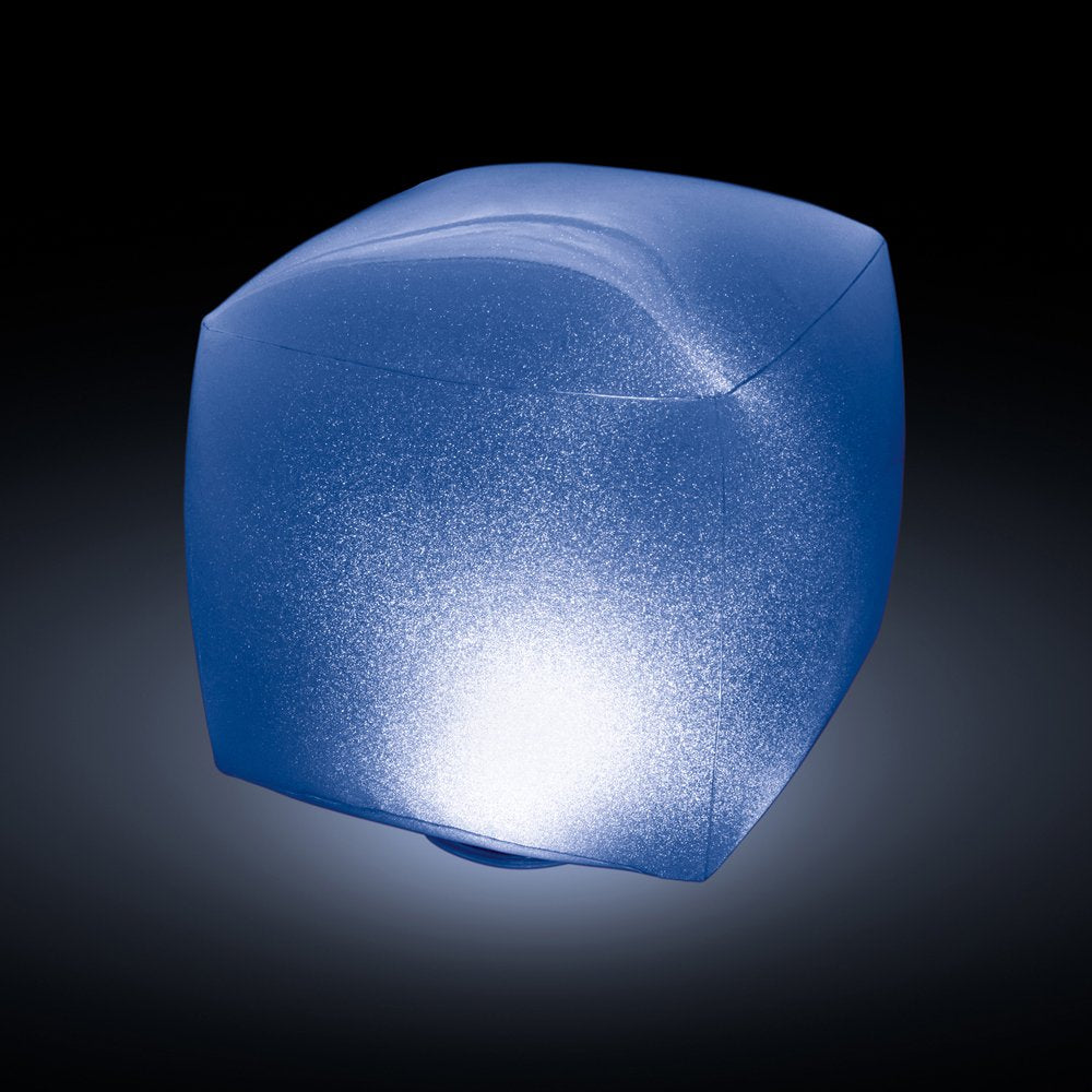 Intex lampe flottante led cube gonflable multicolore