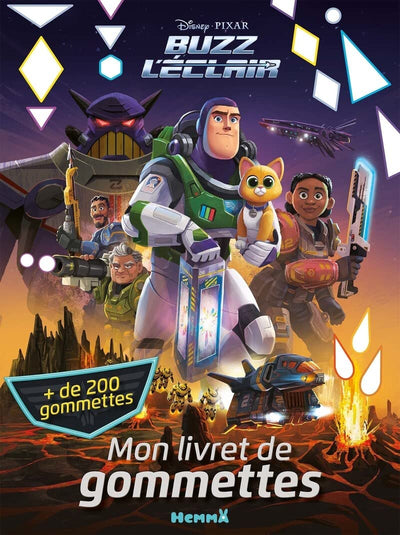Disney Pixar Buzz l'Éclair - Mon livret de gommettes - Livret de gommettes - Dès 3 ans