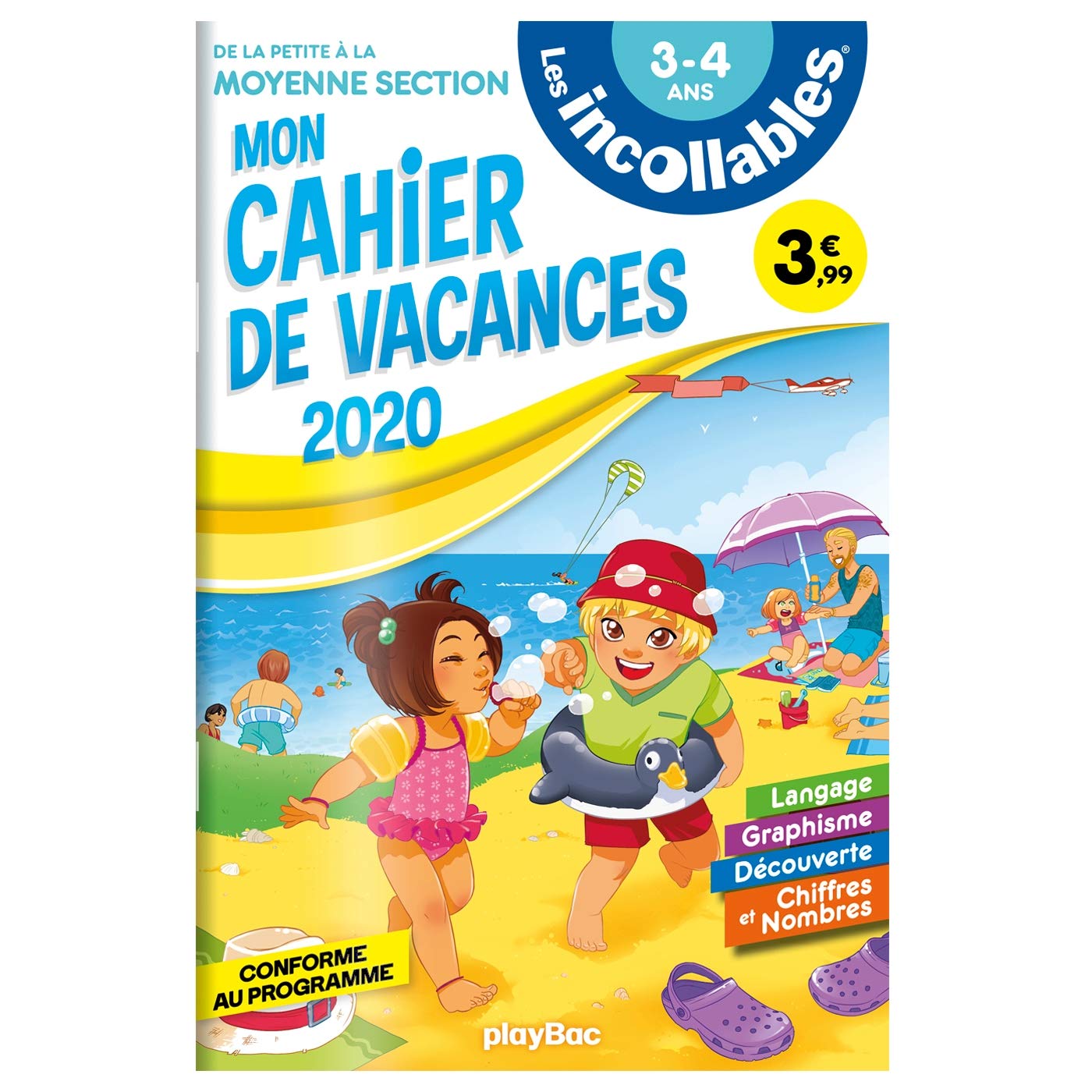 Les incollables - Cahier de vacances 2020 - De la PS à la MS