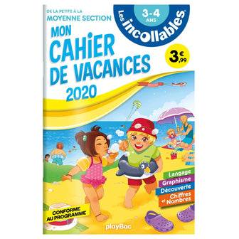 Les incollables - Cahier de vacances 2020 - De la PS à la MS