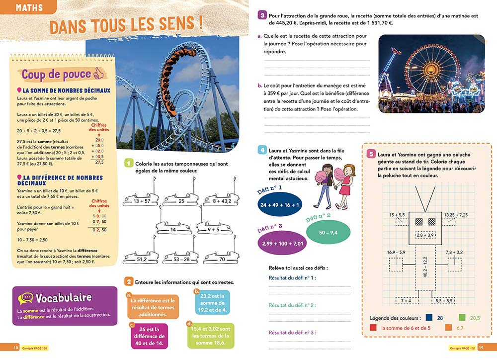 Cahier de vacances 2021 - Je progresse en vacances de la 6e à la 5e