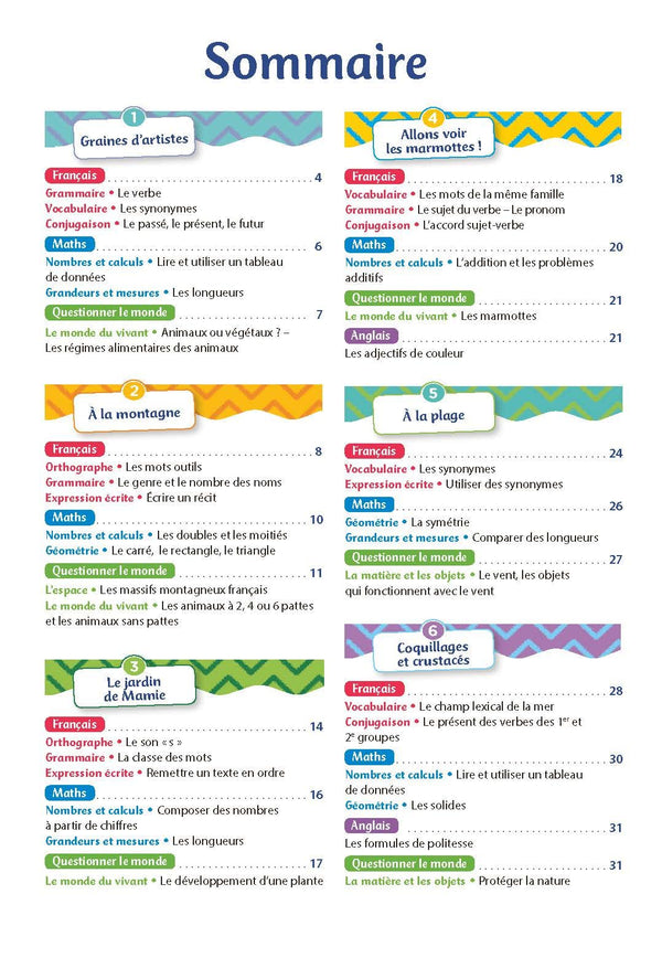 Cahier de vacances 2025, du CE1 vers le CE2 7-8 ans: Magnard, l’inventeur du cahier de vacances