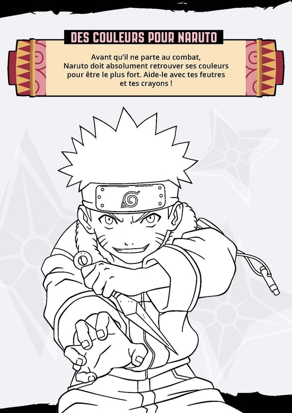 Bloc de jeux Naruto - Le combat des ninjas !