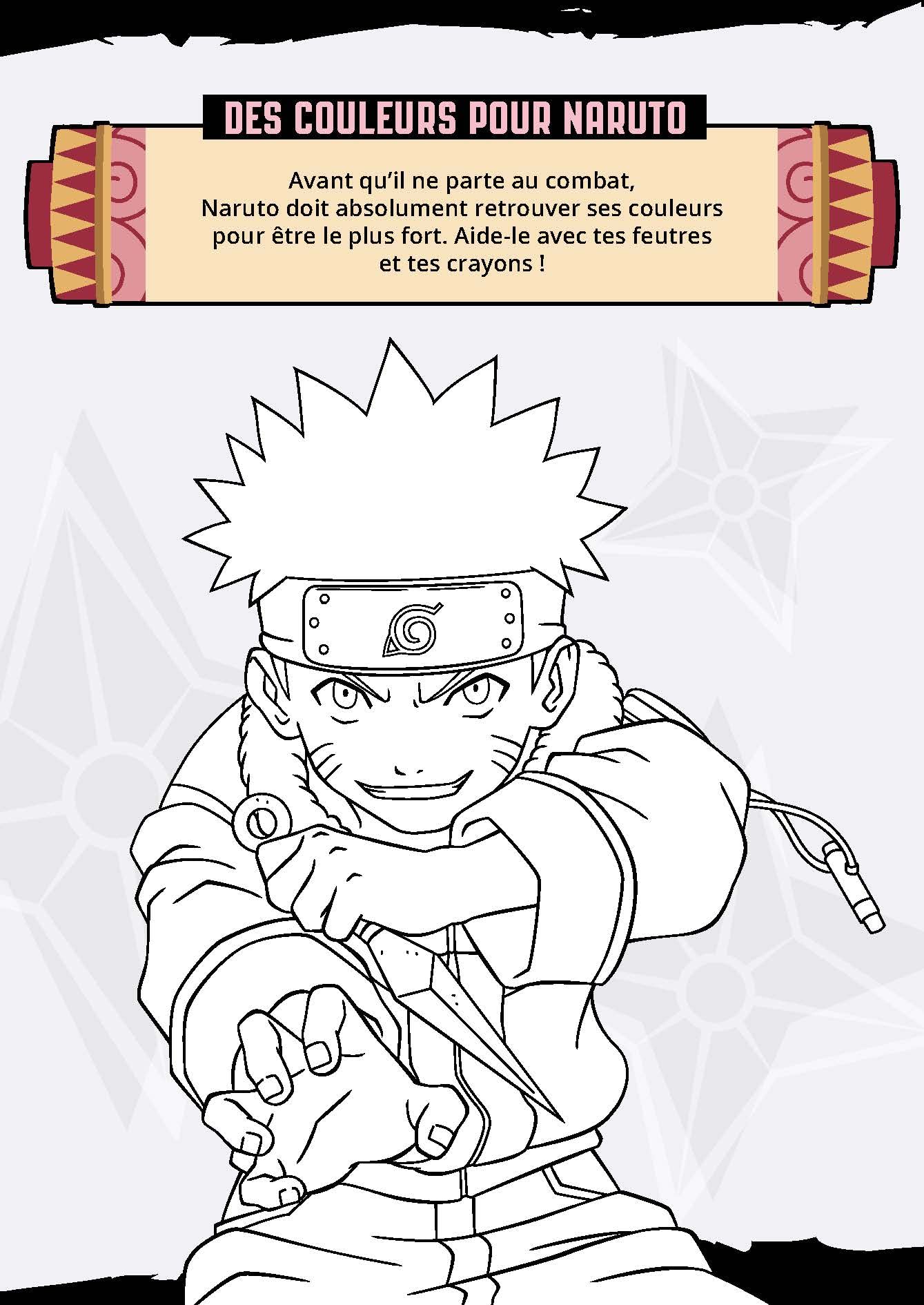 Bloc de jeux Naruto - Le combat des ninjas !