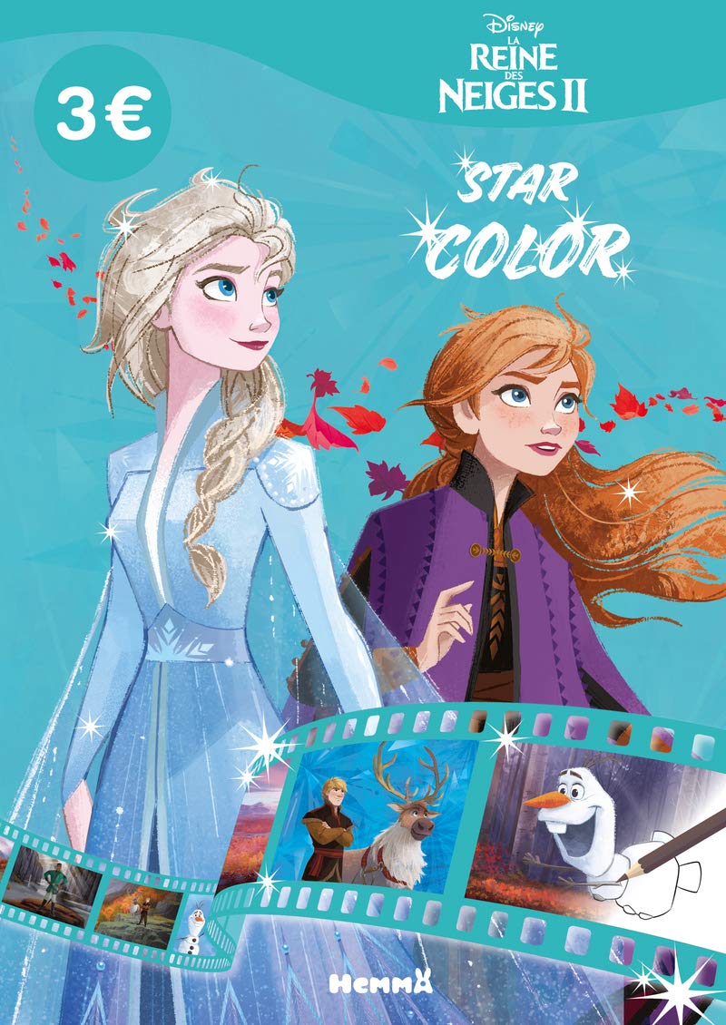 Disney La Reine des Neiges 2 - Star Color (Anna et Elsa)