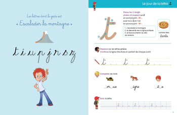 Cahier d'écriture Je suis en CP - Niveau 1 - Pédagogie Montessori - Mieux apprendre grâce aux neurosciences - Dès 5 ans