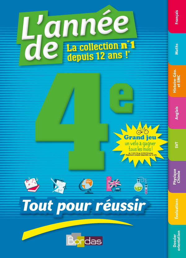L'Année de la 4e - Tout pour Réussir - Nouveau programme 2016