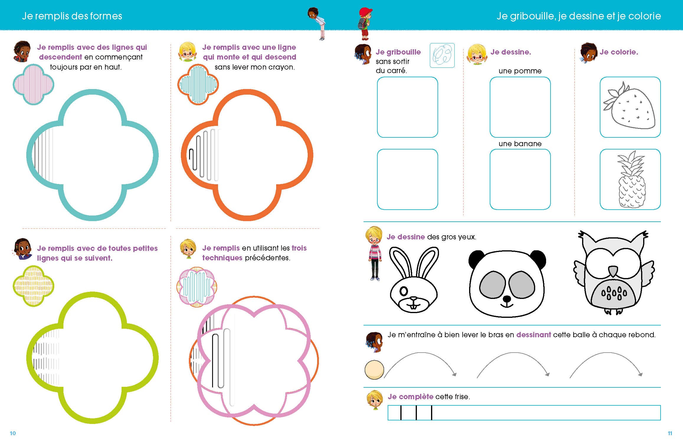 Cahier de graphisme Je suis en CP - Pédagogie Montessori - Mieux apprendre grâce aux neurosciences - Dès 4 ans