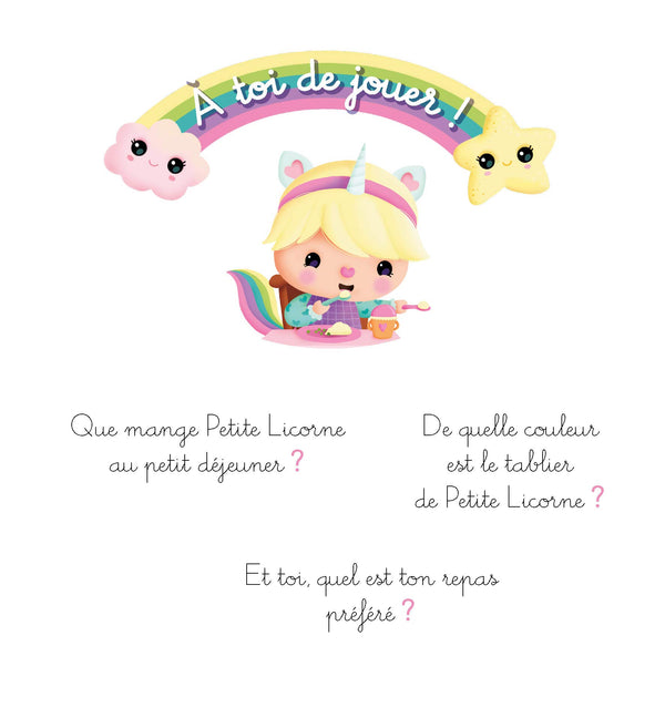 Petite licorne va manger