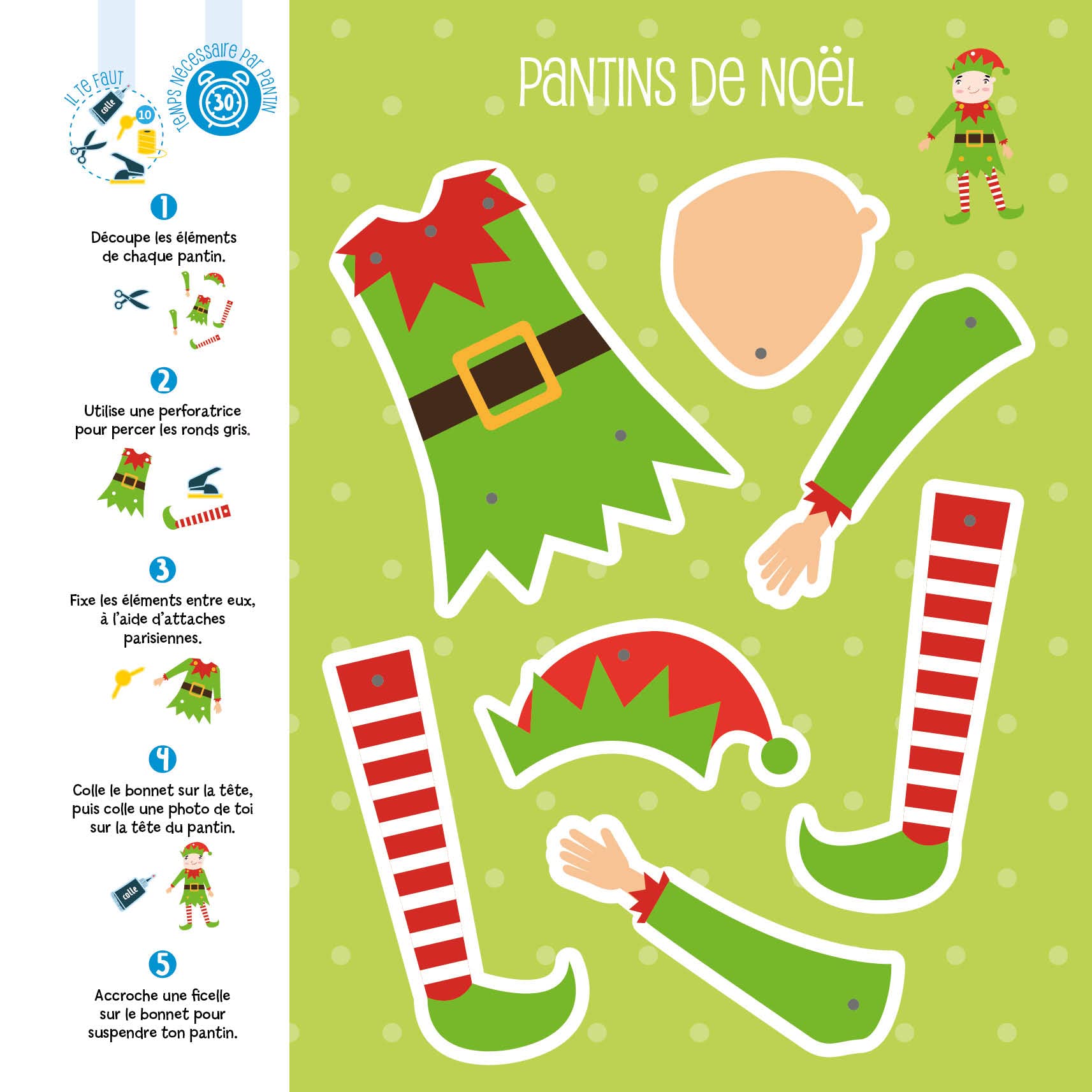 Mon calendrier de l'avant - 24 activités pour attendre Noël