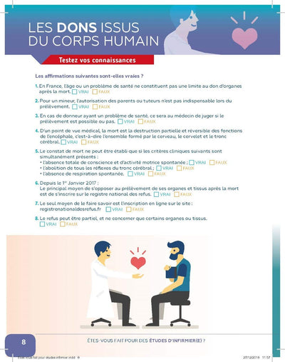 Etes-vous fait pour des études d'infirmier ?