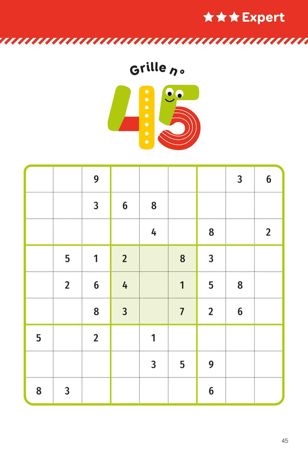 Super bloc jeux: Sudoku - Dès 8 ans