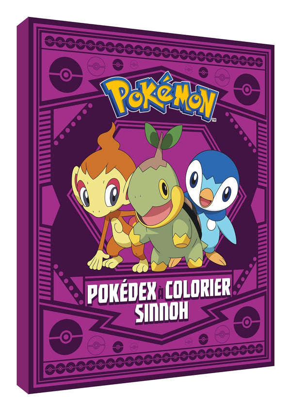 Pokémon - Pokedex à colorier Sinnoh: édition spéciale anniversaire