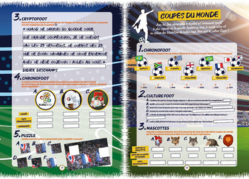 Cahier de vacances pour adultes Telefoot