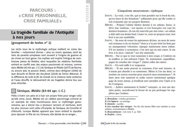 Juste la fin du monde, Jean-Luc Lagarce - Bac de français 2024 (1ères générale et technologiques) - Parcours : crise personnelle, crise familiale - Étonnants Classiques