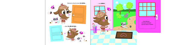 Sidonie cherche son petit frere - livre a flap