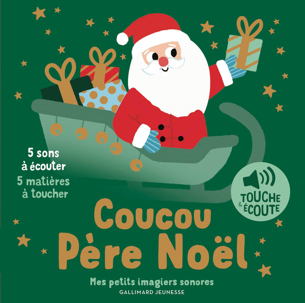Coucou Père Noël: 5 sons à écouter, 5 matières à toucher