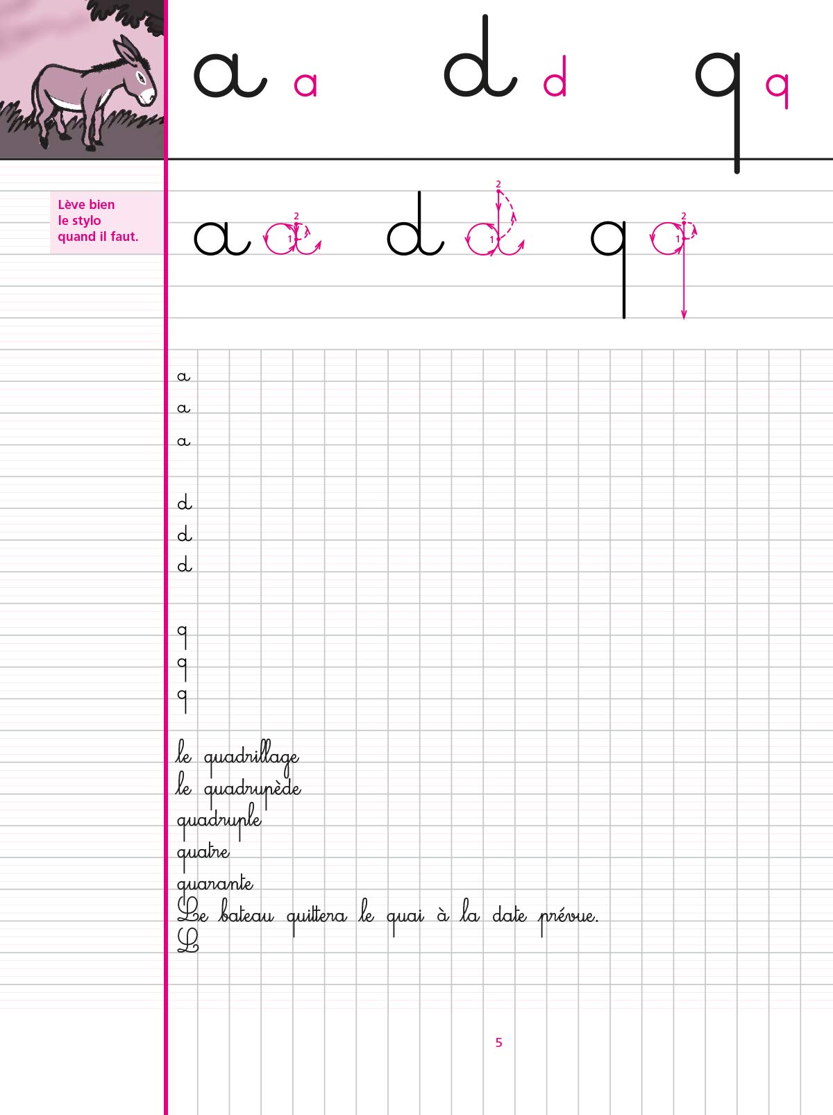 Cahier d'écriture CM1 / CM2