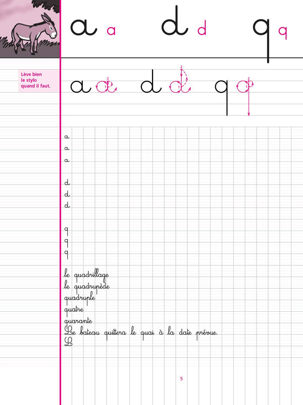 Cahier d'écriture CM1 / CM2