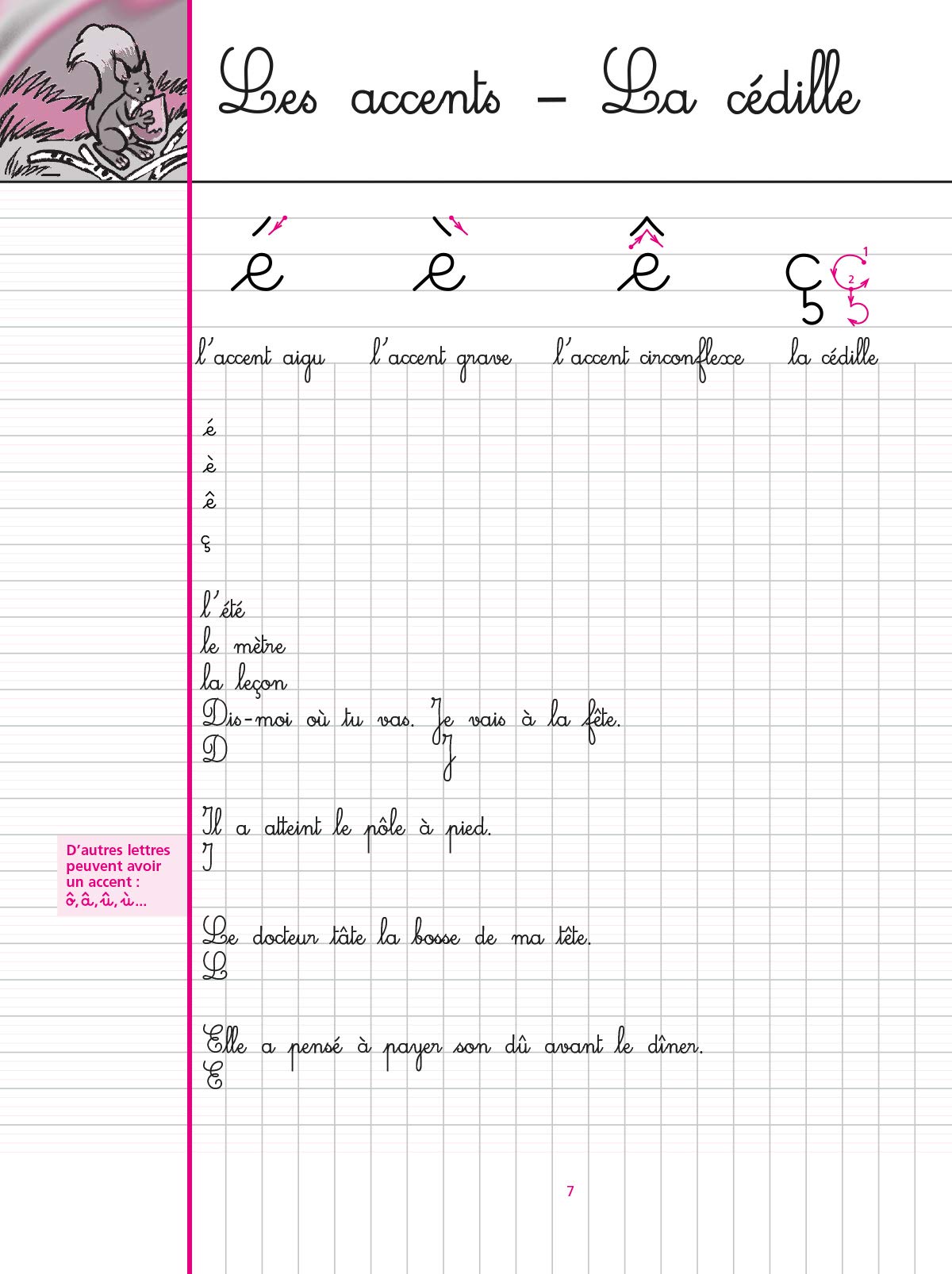 Cahier d'écriture CM1 / CM2