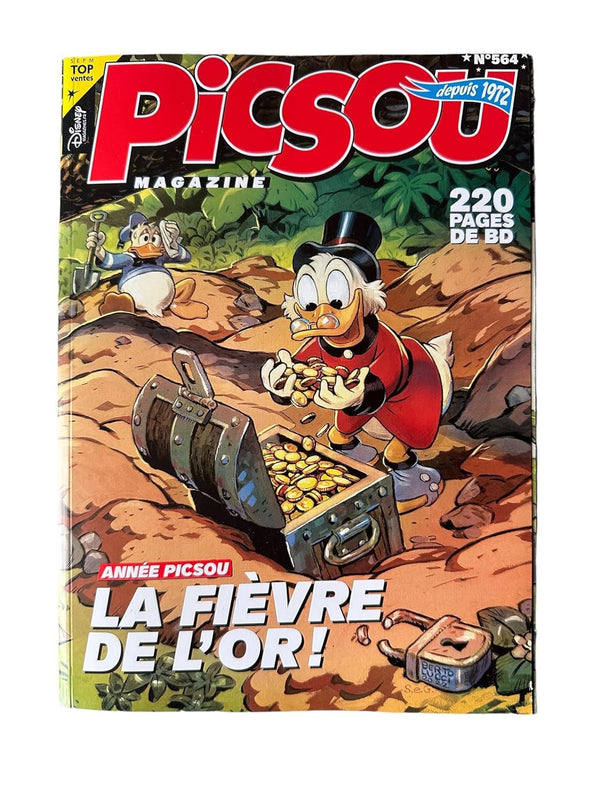 Picsou Magazine Num√©ro 564 : Ann√©e picsou, la fi√®vre de l'or !