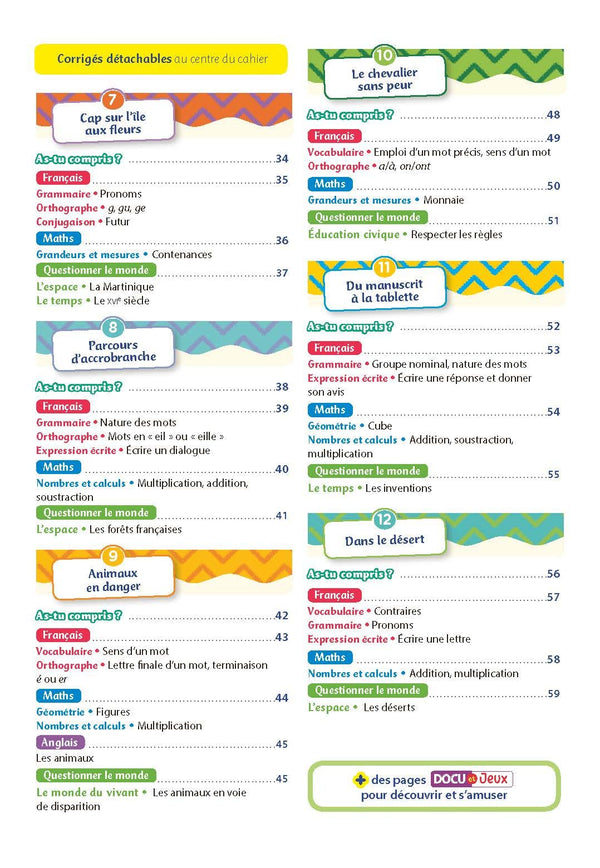 Cahier de vacances 2025, du CE2 vers le CM1 8-9 ans: Magnard, l’inventeur du cahier de vacances